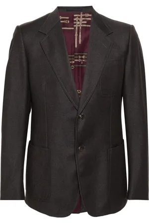 Gucci Blazer à revers crantés (années 2000)