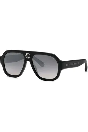 Philipp Plein Lunettes de soleil à monture pilote