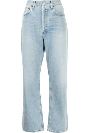 AGOLDE Jean droit à taille haute