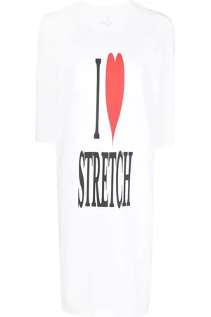 DOUBLET T-shirt long à slogan imprimé