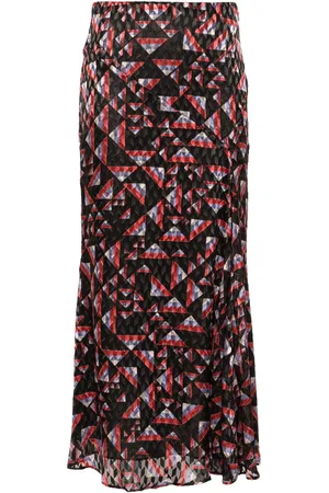 Isabel Marant Jupe mi-longue Katae à imprimé géométrique