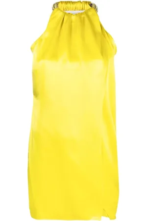 Stella McCartney Robe courte à ornements en cristal