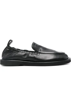 STUDIO NICHOLSON Mocassins en cuir à design élastiqué
