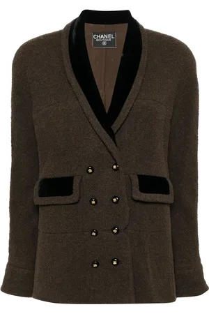 CHANEL Veste croisée en tweed (années 2000)