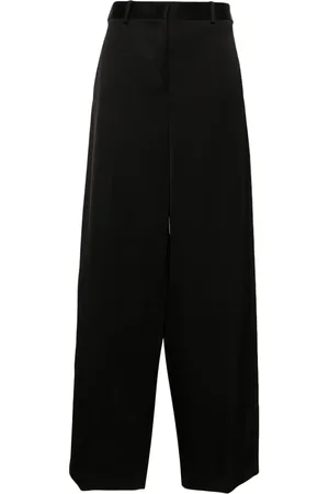Jil Sander Pantalon palazzo à plis marqués