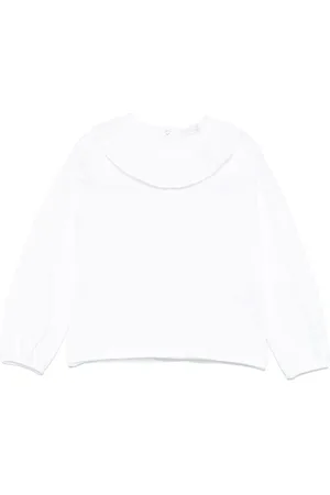 MISS GRANT Blouse à col plissé