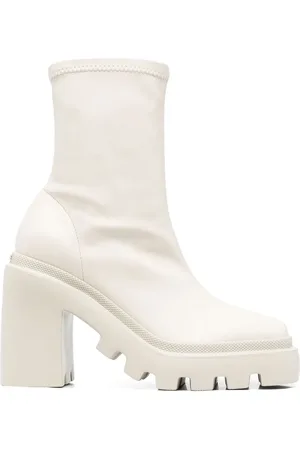 vic matiè Bottes en daim à bout carré 110 mm