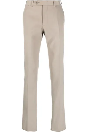 CANALI Pantalon en coton à coupe droite