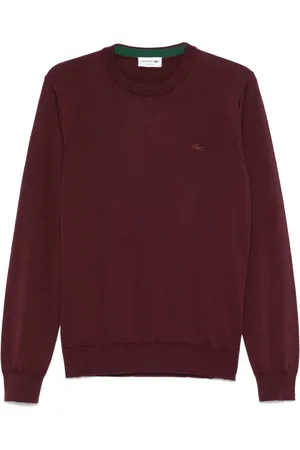 Lacoste Pull à patch crocodile