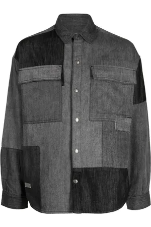 Izzue Chemise en coton à plaque logo