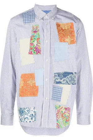 JUNYA WATANABE Chemise boutonnée à design patchwork