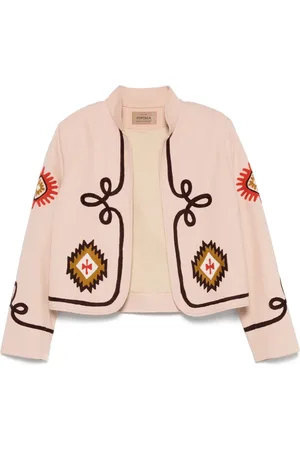 FORTELA Veste crop à broderies