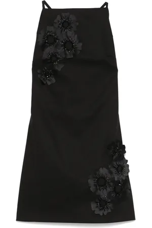 Msgm Robe courte à fleurs appliquées