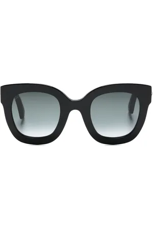 Gucci Lunettes de soleil à monture ronde oversize