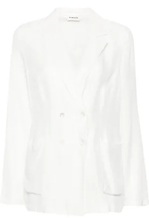 P.A.R.O.S.H. Blazer en soie Sofia à boutonnière croisée