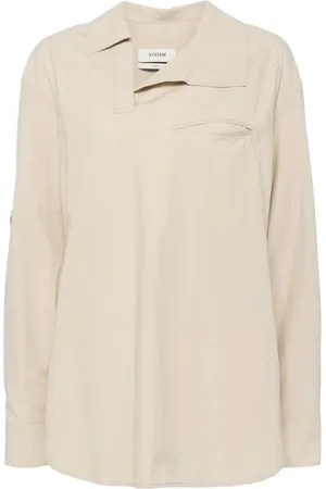 SYSTEM Blouse à encolure asymétrique