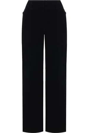 Tom Ford Pantalon de tailleur évasé en velours