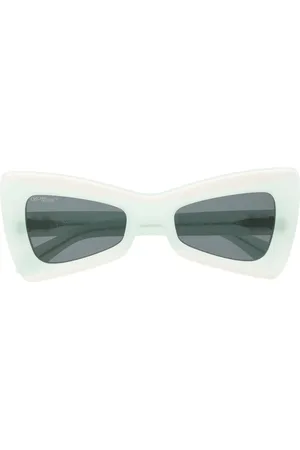 OFF-WHITE Lunettes de soleil Nashville à monture papillon