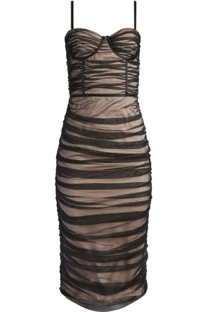 ALICE+OLIVIA Robe bustier Damia à fronces
