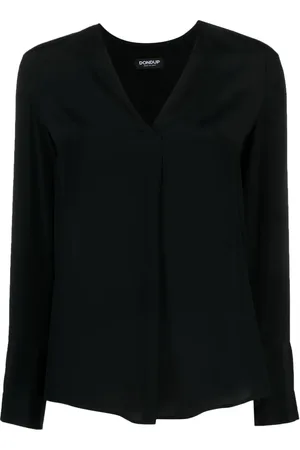 Dondup Blouse satinée à plaque logo