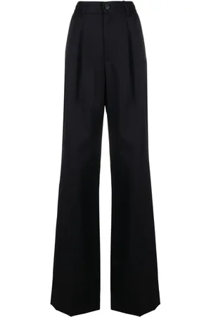 NILI LOTAN Pantalon ample à détails plissés