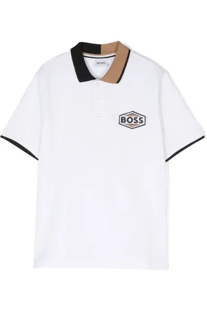HUGO BOSS Polo à patch logo