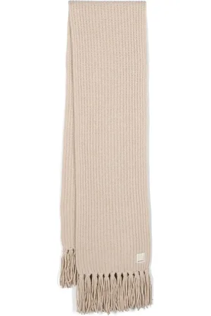 Emporio Armani écharpe en crochet à patch logo