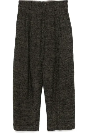 ZIGGY CHEN Pantalon droit en tweed