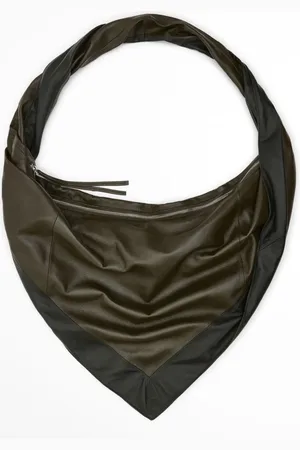 LEMAIRE Sac porté épaule Scarf en cuir