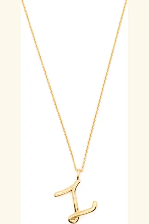 Missoma Collier Curly Molten Initial
