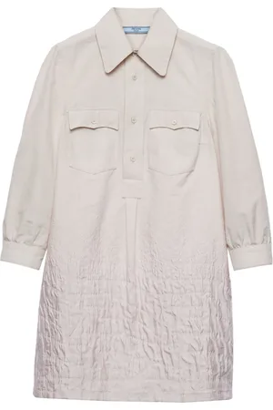 Prada Robe Cloquet à coupe courte