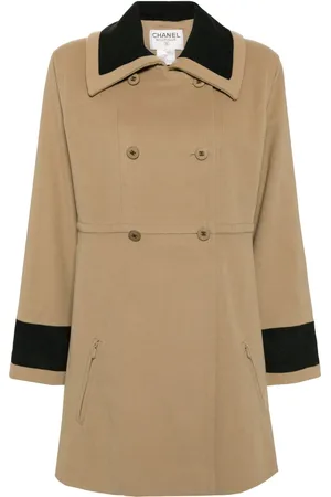 CHANEL Manteau à boutonnière croisée (1998)