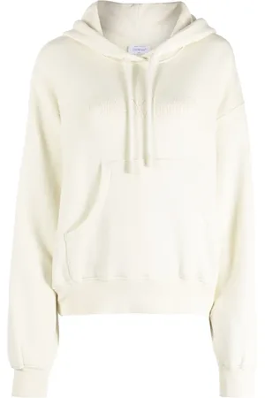 OFF-WHITE Hoodie en coton à logo imprimé