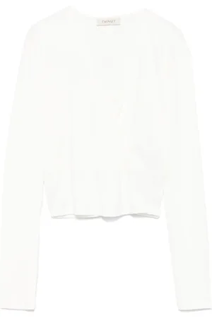 Twin-Set T-shirt à plaque logo