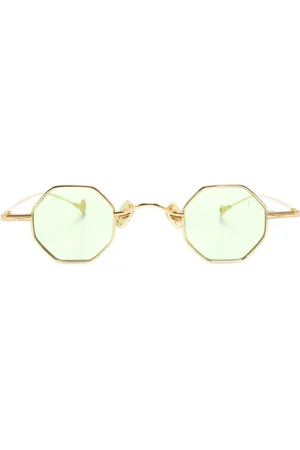 Eyepetizer Lunettes de soleil tintées à monture géométrique