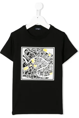 Il gufo T-shirt à imprimé contrastant
