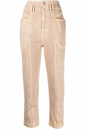 Marant Etoile Jean court à taille haute