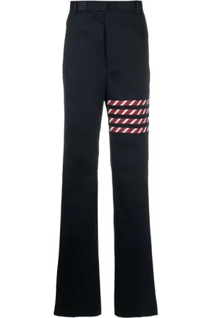 Thom Browne Pantalon droit à 4 bandes signature