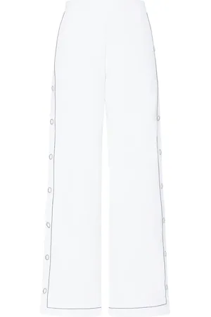 ROSETTA GETTY Pantalon ample à boutons pression