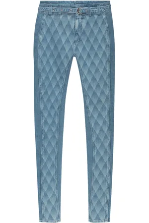 Balmain Jean skinny à imprimé géométrique