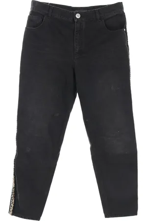 CHANEL Jean à bords en tweed (1986-1988)