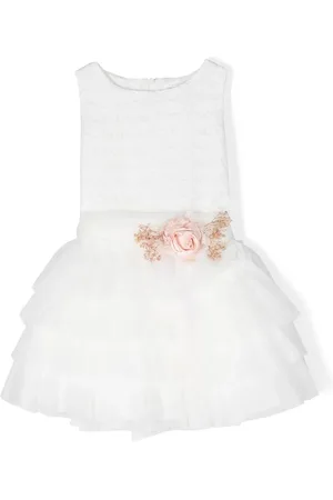 Mimilù Robe sans manches à superposition en tulle