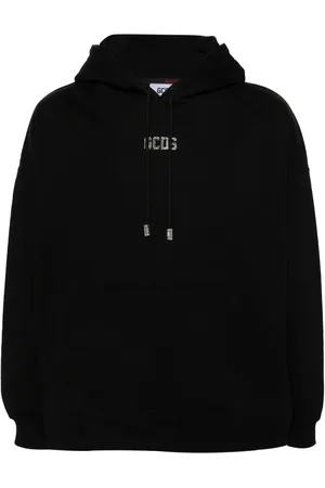 GCDS Hoodie à logo orné de cristaux