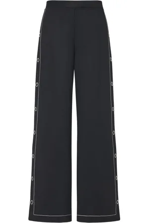 ROSETTA GETTY Pantalon ample à boutons pression
