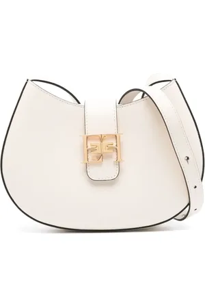 Elisabetta Franchi Sac à main médium à plaque logo