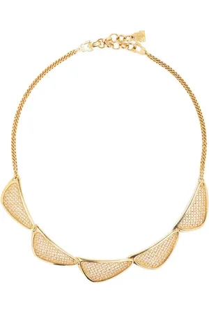 Lanvin Collier à ornements strassés (années 1980)