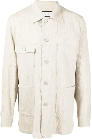 Taakk Chemise à effet nervuré