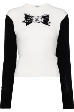 CHANEL Haut en maille à ruban (1995)