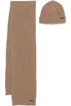Barbour Ensemble bonnet-écharpe Carlton Fleck