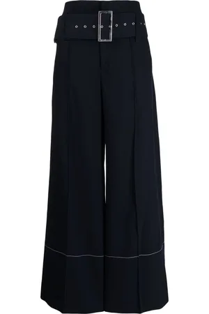 Céline Pantalon ample à taille ceinturée
